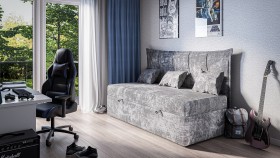 Torino Κρεβάτι Με Αποθηκευτικό Χώρο και Στρώμα