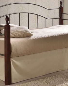 Κρεβάτι μονό ZE8072 / 98x201x99 (Στρώμα 90x190) cm