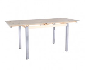 Τραπέζι Επεκτεινόμενο ZEM982 / ΔΙΑΣΤΑΣΕΙΣ 110+(30+30)x70x77cm