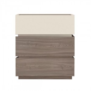 ZE7352,2 Κομοδίνο Με 3 Συρτάρια