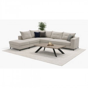 Soprano Καναπές Γωνία Αντιστρέψιμος