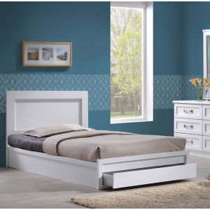 Κρεβάτι μονό με συρτάρι ZEM3632,1 /  118x207x93 (Στρώμα 110x200) cm