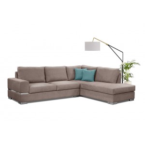 Calliope καναπές γωνία280x220x90 cm με αδιάβροχο-easy clean ύφασμα bazaar 
