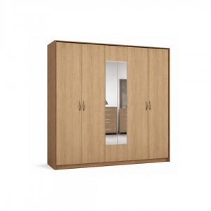 4φυλλη ντουλάπα με καθρέπτη 