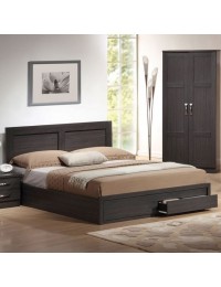 Κρεβάτι διπλό με συρτάρια ZEM3634 / 158x207x93 (Στρώμα 150x200) cm
