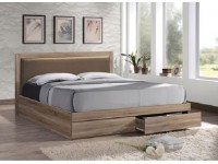 Κρεβάτι διπλό με συρτάρια ZEM371,2 / 171x207x92 (Στρώμα 160x200) cm